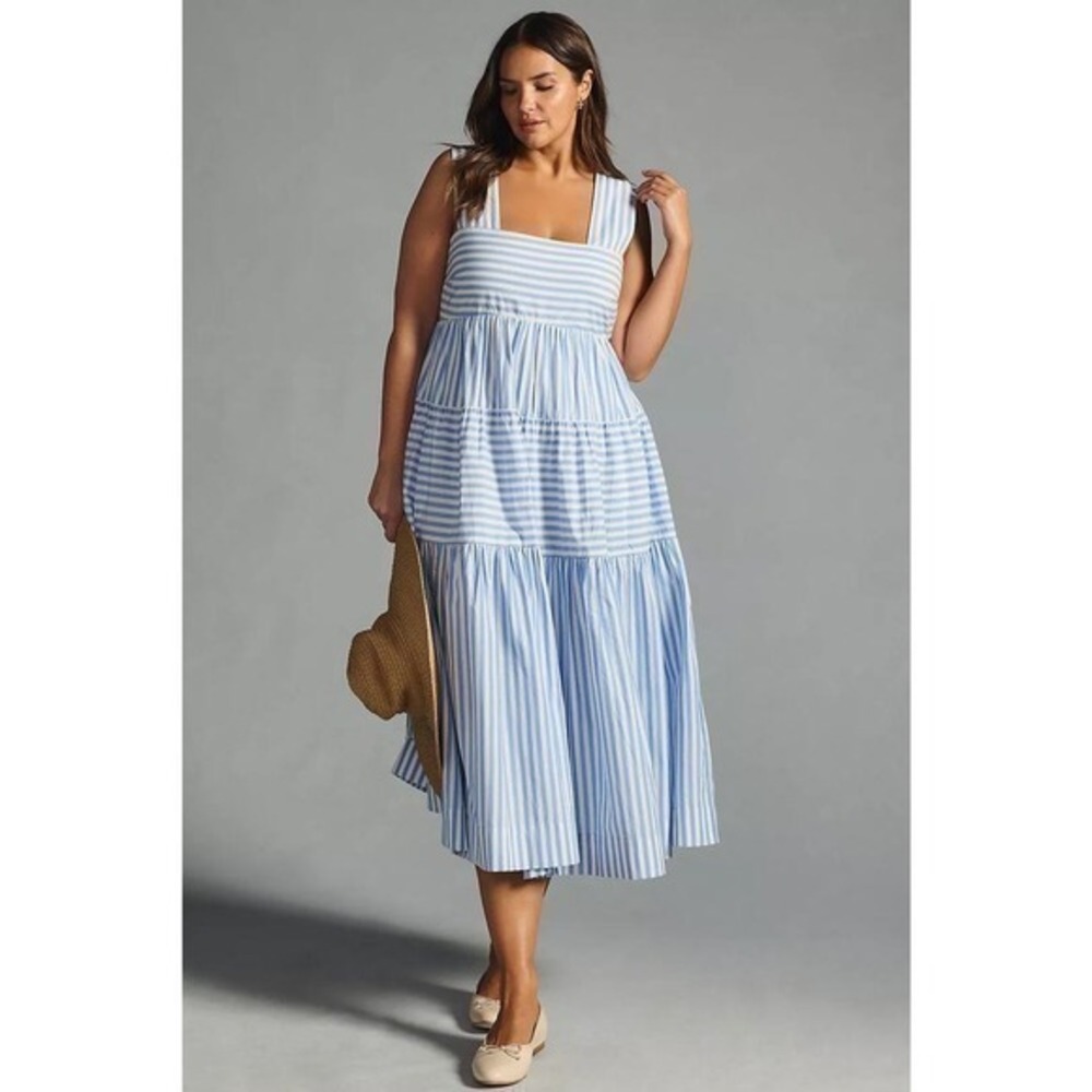 Anthropologie The Helena Square-Neck Babydoll Dress - Picture 6 of 10